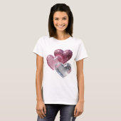 Sharp Silver THREE HEARTS T-Shirt (Vorne ganz)
