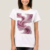 Sharp Silver WAVE Design T-Shirt (Vorderseite)