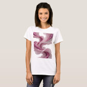 Sharp Silver WAVE Design T-Shirt (Vorne ganz)