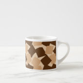 Sharp Start: Abstrakter geometrischer Sonnenunterg Espressotasse (Rechts)