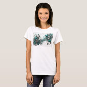 Sharp Teal ETERNAL LOVE Custom-T-Shirt T-Shirt (Vorne ganz)