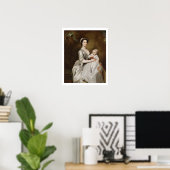 Sharpe and Child, 1731 (Öl auf Leinwand) Poster (Heimbüro)