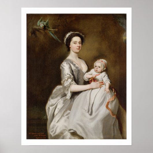 Sharpe and Child, 1731 (Öl auf Leinwand) Poster (Vorne)