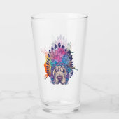 Sharpei gebürtiger Ureinwohner-Leiter Glas (Rückseite)