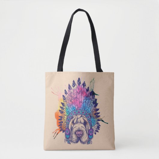 Sharpei gebürtiger Ureinwohner-Leiter Tasche (Vorderseite)