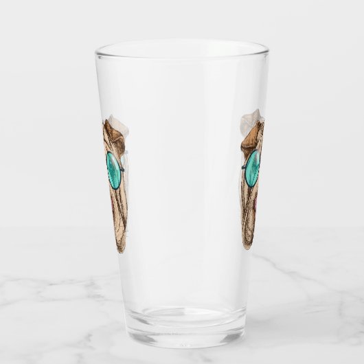 Sharpei in der Sonnenbrille Glas (Rechts)