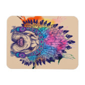 Sharpei Native Amerikanische Ureinwohner Chief Magnet (Horizontal)