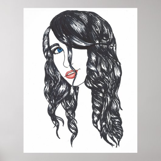 Sharpie All Over Poster Matte (32" x 40,73") (Vorne)