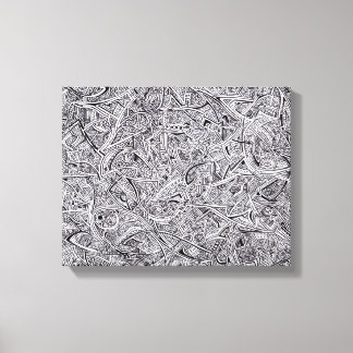 Sharpie Graffiti Leinwand