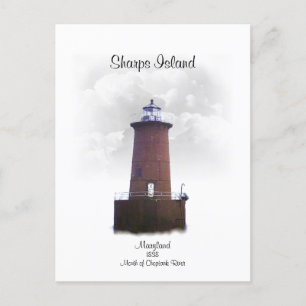 SHARPS-INSEL POSTKARTE