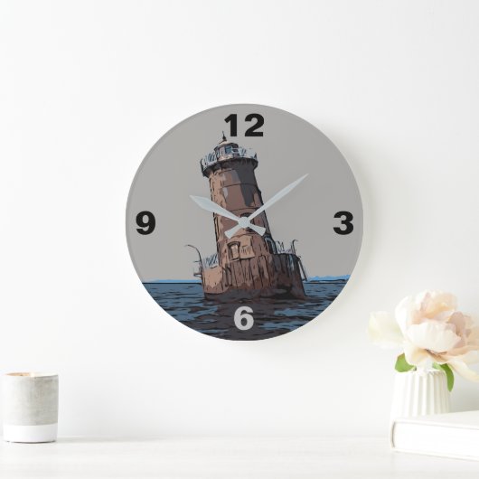 SHARPS ISLAND LIGHT GROßE WANDUHR (Zuhause)