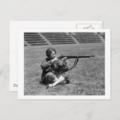 Sharpshooter, 1920er postkarte (Vorne/Hinten)