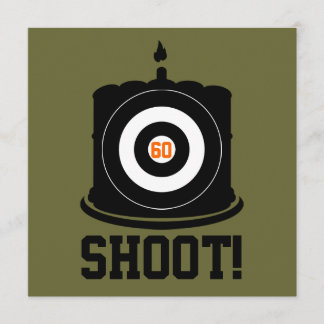 Sharpshooter's 60. Geburtstag - Jagen Einladung