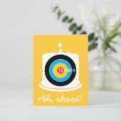 Sharpshooter's 75. Geburtstag - Einladung (Stehend Vorderseite)