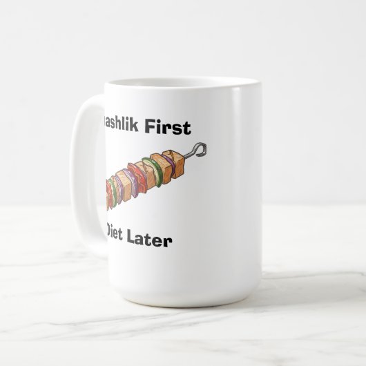Shashlik Kaffeetasse (Vorderseite Links)
