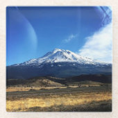 Shasta, CA Glasuntersetzer (Vorderseite)