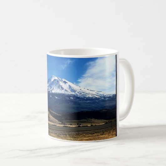 Shasta, CA Kaffeetasse (VorderseiteRechts)