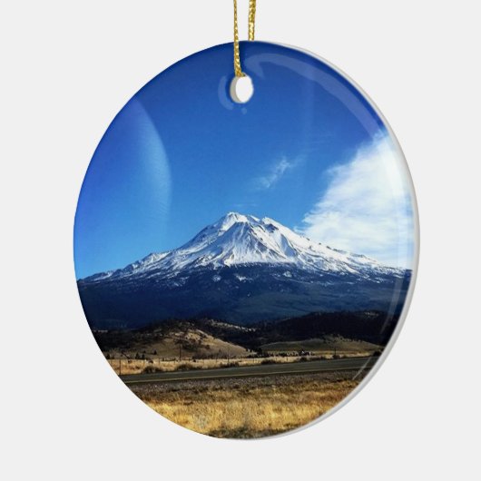 Shasta, CA Keramik Ornament (Links)