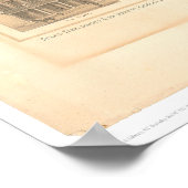 Shasta, CA Panoramakarte 1856 (1612A) Poster (Ecke)