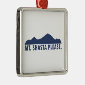 Shasta California Bitte Ornament Aus Metall (Rechts)