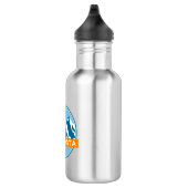 Shasta California Stars Moon Edelstahlflasche (Rechts)