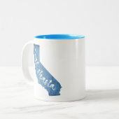 Shasta California Wood Grain Zweifarbige Tasse (Vorderseite Links)