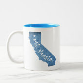 Shasta California Wood Grain Zweifarbige Tasse (Links)