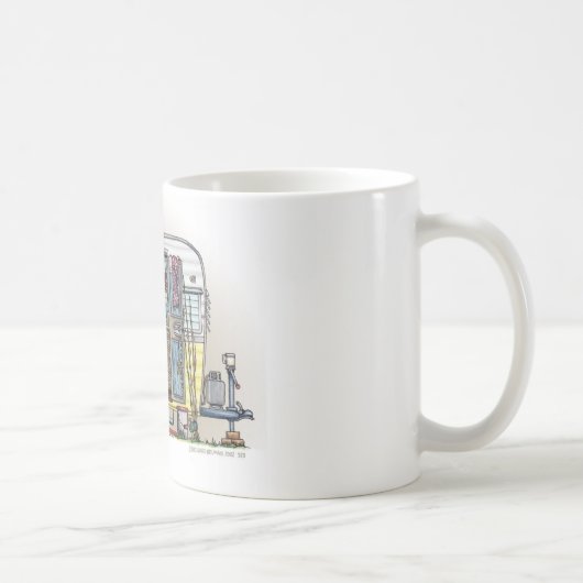 Shasta Camper-Anhänger RV-Tassen Kaffeetasse (Rechts)