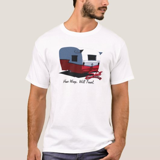 Shasta Camper-Gelb T-Shirt (Vorderseite)