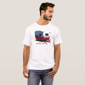 Shasta Camper-Gelb T-Shirt (Vorne ganz)