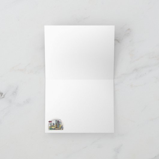 Shasta Camper Trailer Karte (Innenseite)