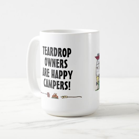 Shasta Camper Trailer RV Kaffeetasse (Vorderseite Links)