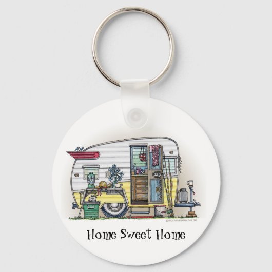 Shasta Camper Trailer RV Key Chains Schlüsselanhänger (Vorderseite)