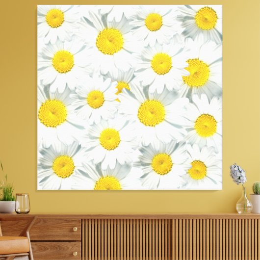 Shasta Daisies Leinwanddruck (Insitu (Wohnzimmer))