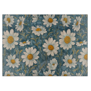 Shasta Daisies Schneidebrett