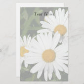 Shasta Daisies Stationary Briefpapier (Vorne/Hinten)