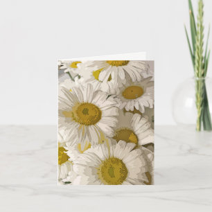 Shasta Daisis Blank Notecard Karte