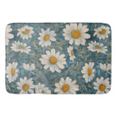 Shasta Daisy Art Nouveau Badematte (Vorderseite)