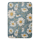 Shasta Daisy Art Nouveau Badematte (Vorderseite Vertikal)