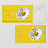 Shasta Daisy Besondere Anlass Platzkarte (Vorne/Hinten)