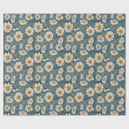 Shasta Daisy Geschenkpapier (Flach)
