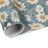 Shasta Daisy Geschenkpapier (Rolleneckpunkt)