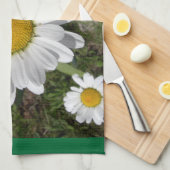 Shasta Daisy (höchstens Chrysanthemum) Geschirrtuch (Viertel Falte)