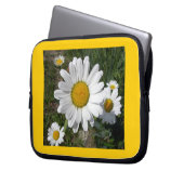 Shasta Daisy (höchstens Chrysanthemum) Laptopschutzhülle (Vorderseite Links)