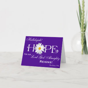 Shasta Daisy Hope Hallelujah! Herr Gott regiert! Karte
