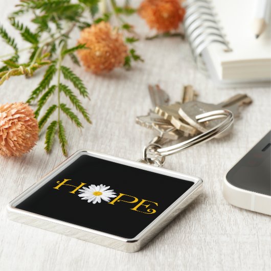 Shasta Daisy Hope Schlüsselanhänger (Seite)