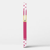 Shasta Daisy Pink Polka Dot Case-Mate iPhone Hülle (Rückseite / Links)