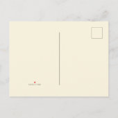 Shasta Daisy Polka Dot Wedding Save the Date Ankündigungspostkarte (Rückseite)