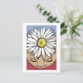 Shasta Daisy Postkarte (Stehend Vorderseite)
