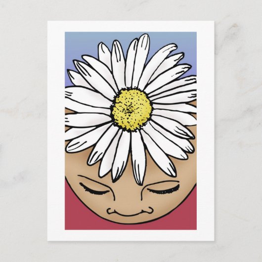 Shasta Daisy Postkarte (Vorderseite)